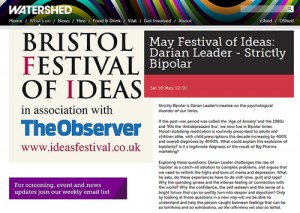 Darian Leader - psychoanalyst - Bristol Watershed Festival of Ideas